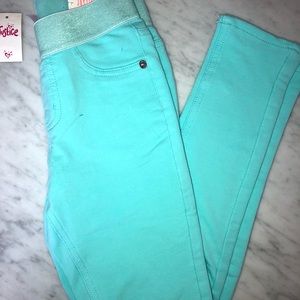 NWT Justice Aqua Jeggings